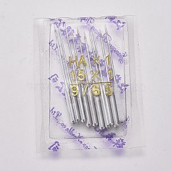 Home Sewing Machine Needles, Silver, Size 65/9, 37.4mm(TOOL-TAC0007-15D)