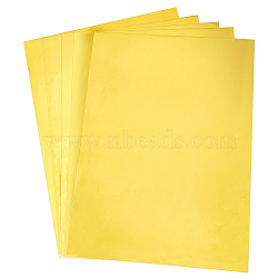2 Sets A4 Hot Stamping Foil Paper, Transfer Foil Paper, Elegance Laser Printer Craft Paper, Dark Goldenrod, 205x295x0.1mm, 50pcs/set(DIY-FH0003-65)