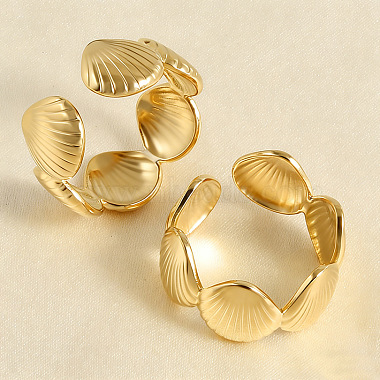304 Stainless Steel Cuff Open Rings(AG3815-2)-2