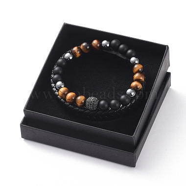 Unisex Stackable Bracelets Sets(BJEW-JB04896-03)-5