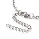 Non-Tarnish 304 Stainless Steel Cable Chain Bracelet for Men Women(BJEW-E031-01P-06)-3