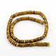 Natural Larderite Shoushan Tianhuang Stone Heishi Beads Strands(G-E252-24)-2