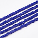 Brins de perles de verre de couleur opaque(X-GLAA-S178-09B)-1