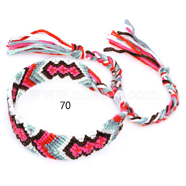 Fuchsia Cotton Bracelets