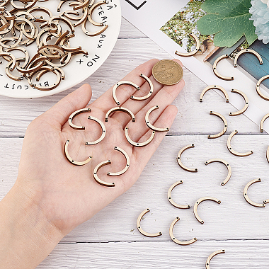 100Pcs Wood Chandelier Components Links(WOOD-OC0002-97)-3