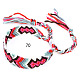 Cotton Braided Rhombus Pattern Cord Bracelet(FIND-PW0013-003A-70)-1