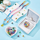 Elite 180Pcs 15 Colors Transparent Acrylic Beads(MACR-PH0001-58)-4