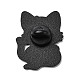 毛糸玉で遊ぶ猫のエナメルピン(JEWB-I055-05EB-08)-2