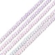 Transparent Gradient Color Glass Beads Strands(GLAA-H021-01A-06)-2