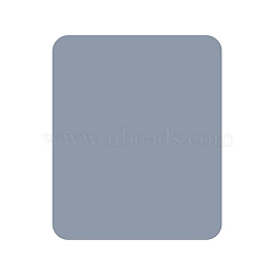 Silicone Wax Seal Mats, Wax Seal Stamp Tool, Slate Gray, Rectangle, 240x200mm(PW-WG83376-01)