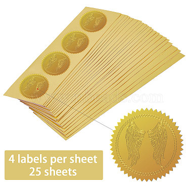 Self Adhesive Gold Foil Embossed Stickers(DIY-WH0211-385)-3