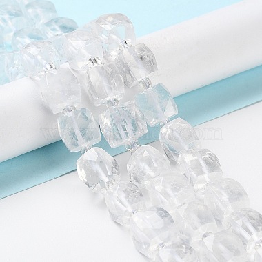 Natural Quartz Crystal Beads Strands(G-B065-A12)-2