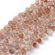 Natural Sunstone Beads Strands(G-Z014-11)-1