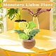 DIY Monstera Leaf Planter Knitting Kits for Beginners(PW-WG45856-01)-2