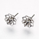 304 Stainless Steel Ear Stud Components(STAS-G187-15P)-1