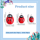 30Pcs 3 Styles Opaque Resin Pendants(RESI-ME0001-39)-2