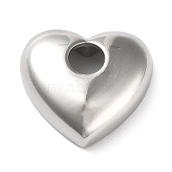 Rack Plating Brass Pendants, Heart Charms, Long-Lasting Plated, Cadmium Free & Lead Free, Platinum, 15.5x16.5x4.5mm, Hole: 4.5mm(KK-Q786-02P)