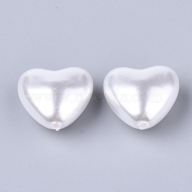 Perles d'imitation en plastique ABS écologiques(X-OACR-T012-15B)-2