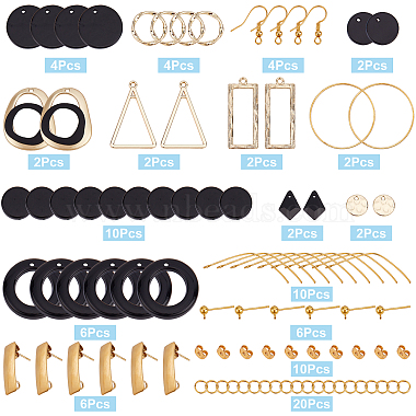 DIY Geometry Dangle Earring Making Kits(DIY-SC0019-59)-2