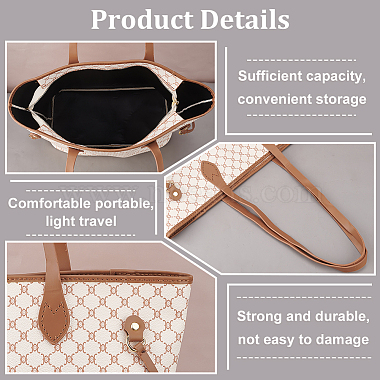 DIY Imitation Leather Sew on Women's Tote Bag Making Kit(DIY-WH0399-47B)-4