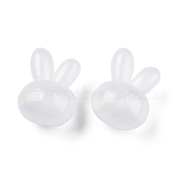 White Rabbit Acrylic Beads