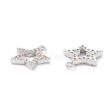 Rack Plating Brass Micro Pave Cubic Zirconia Charms(ZIRC-C026-03P)-2