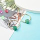 Heart Natural Green Aventurine Beads Earrings for Girl Women(EJEW-JE04638-03)-2