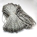 7 Inner Cores Polyester & Spandex Cord Ropes, with Patterns, for Rope Bracelets & Shoe Lace Cord Making, Slate Gray, 4mm, about 109.36 yards(100m)/bundle, 420~500g/bundle(RCP-R006-051)