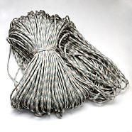 7 Inner Cores Polyester & Spandex Cord Ropes, for Rope Bracelets Making, Slate Gray, 4mm, about 109.36 yards(100m)/bundle, 420~500g/bundle(RCP-R006-051)
