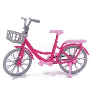 6-inch Doll Toy Bicycle Scene Shooting Props, Deep Pink, 175x120mm(PW-WG51172-01)