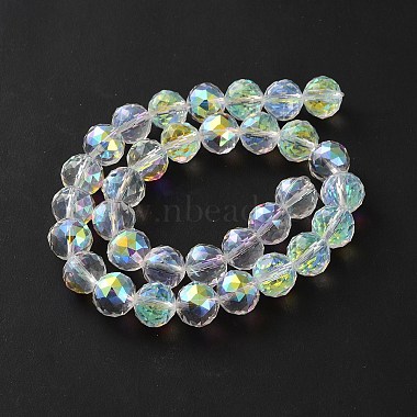 Transparent Electroplate Glass Beads Strands(X-EGLA-N002-34D-H01)-2