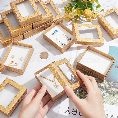 boîtes-cadeaux de stockage de papier rectangle imprimé coeur avec fenêtre transparente(CON-WH0095-36A)-3