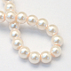Baking Painted Pearlized Glass Pearl Round Bead Strands(HY-Q330-8mm-41)-4