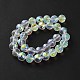 Transparent Electroplate Glass Beads Strands(X-EGLA-N002-34D-H01)-2
