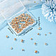 120Pcs 4 Style Brass Crimp Beads Covers(KK-BBC0004-51)-7