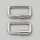 925 Sterling Silver Screw Carabiner Lock Charms(STER-WH0002-11P)-1