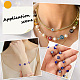 2 Strands Handmade Evil Eye Lampwork Beads Strands(LAMP-SP0001-01)-4