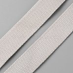 50 Yards Flat Polycotton Ribbon, Garment Accessories, Gift Wrapping, White, 1 inch(25mm), about 50 yards/roll(OCOR-WH0070-70B)