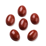 Natural Red Jasper Cabochons, Oval, 16x12x5mm(G-G145-01B-26)