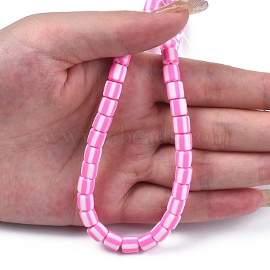 Handmade Polymer Clay Bead Strands(CLAY-T020-12E)-6