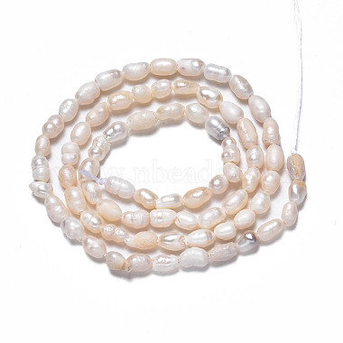Natural Cultured Freshwater Pearl Beads Strands(PEAR-N012-03C)-2