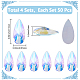4 Sets Acrylic Rhinestone Cabochons(GACR-SP0001-06C)-2