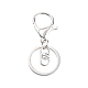Iron Alloy Lobster Claw Clasp Keychain(KEYC-D016-S)-1