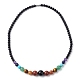 Natural Mixed Gemstone Graduated Beaded Necklace(NJEW-JN04483)-4