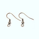 Brass Earring Wire Hooks(X-KK-Q261-3)-1