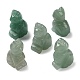 figurines de guérison sculptées en aventurine verte naturelle(G-B062-04A)-1