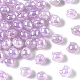 50Pcs UV Plating Opaque Acrylic Beads(OACR-YW0003-10D)-1