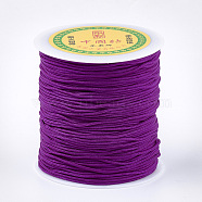Nylon Thread, Purple, 1.5mm, about 120.29 yards(110m)/roll(NWIR-S007-10)