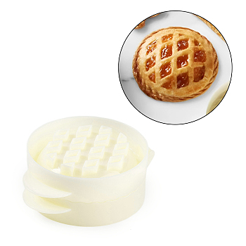 Plastic Classic Mini Press Apple Pie Molds, Baking Tools, Round, 117x91x43mm, Inner Diameter: 65mm