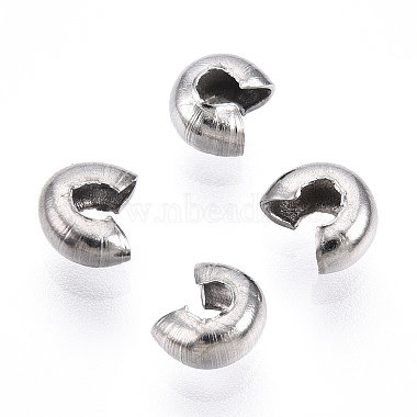 304 Stainless Steel Crimp Beads Covers(STAS-S117-011B)-3